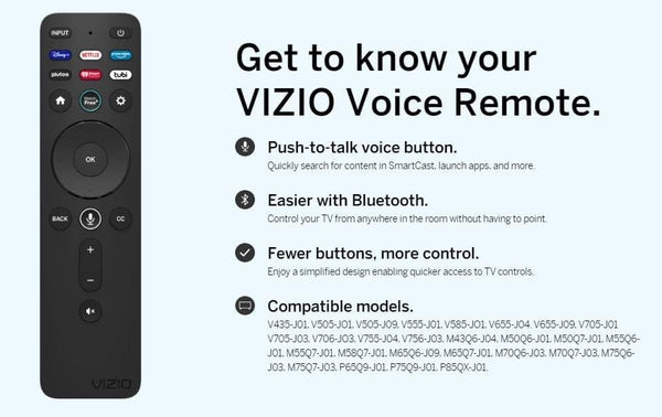 VIZIO XRT260 Voice Remote