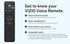 VIZIO XRT260 Voice Remote