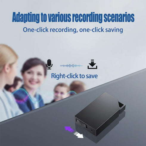 Gonikli 64GB Interviews1 0.8 0.2 Digital Voice Recorder with Memory, USB Charging, Voice Activated Recorder, Mini Small