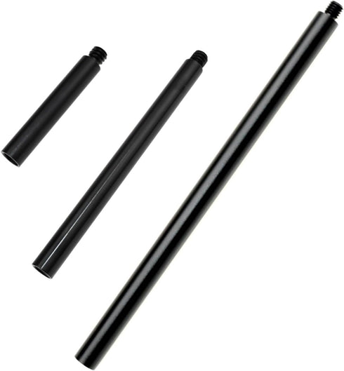 DIIOOMIEEU 1/4" Handhelds Tripods Mount Monopods Extension Rod Tripods Poles with Threaded for Tripods Stabilize