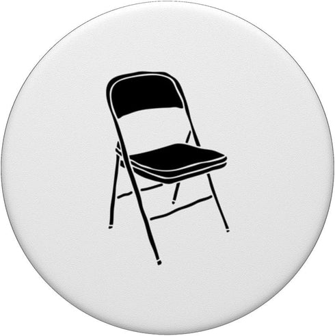 Folding Chair Graphic Style Design Folding Chair Graphic PopSockets Standard PopGrip