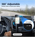 LDJYEONS 2pcs, 360 Car Phone Holder Magnetic Car Phone Holder, Rotation Capable, Suitable for General Smartphones