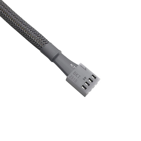 ThreeBulls 4 PIN/3PIN 12V 1 5 (15.7 Inch) PWM Fan Hub, PC CPU Cooling Power Fan Extension Cable Hub Splitter Adapter