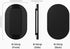 Sinjimoru MagSafe Grip, Strong Magnetic Phone Holder for iPhone 15/14/13/12, M-SGrip Black