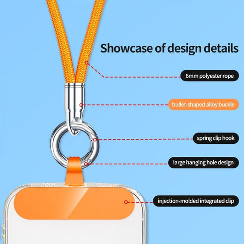 ZvveIIa 2 Pack, Phone Wrist Strap Anti-Drop Phone Lanyard with Connector Tab, Universal Detachable Phone Strap