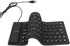 Waterproof Silicone Keyboard - Foldable Flexible USB Mini Dustproof Dirt Proof