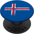 Icelandic Flag PopSockets Swappable PopGrip, Nordic Cross Travel Design for Iceland