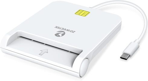 ZOWEETEK CAC Reader Military, USB C CAC Reader for Mac OS/Windows/Linux, Compatible with Military Common Access Card