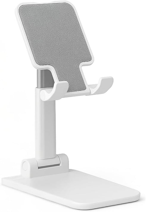 Essential Aura Premium Adjustable Cell Phone Stand, Foldable Desk Phone Holder for iPhone 16