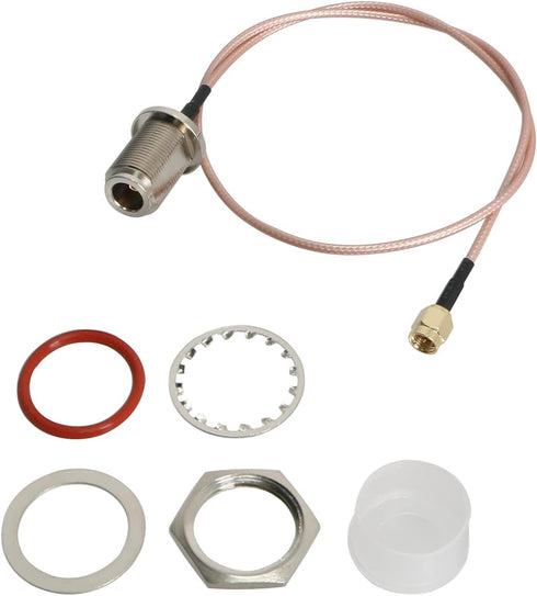 RF Coaxial Cable N Female to SMA Male RG316 Jumper, 150mm for DIY Radio, 3G/4G/5G/LTE/Antenna