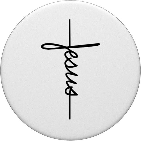 Jesus - Lovely Christian Gift Idea for Believers PopSockets Standard PopGrip: Swappable Grip for Phones & Tablets