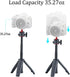 Generic 3-in-1 1/4 Mini Tripod Selfie Stick Extension Pole with Phone Clamp - Aluminum Vlogging Stand for Smartphone