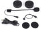 KIMISS BT17 Motorcycle Helmet Bluetooth Headset - Waterproof Stereo Music Headphones for Hands-Free Riding.