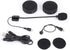 KIMISS BT17 Motorcycle Helmet Bluetooth Headset - Waterproof Stereo Music Headphones for Hands-Free Riding.