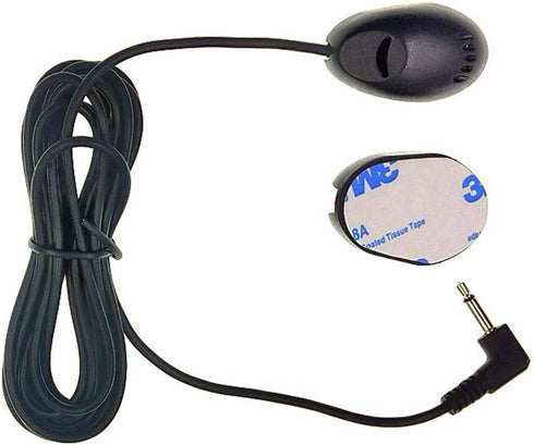3.5mm Car Microphone with 9.85 Feet Assembly Cable for Bluetooth Enabled Stereo, Radio, GPS and DVD