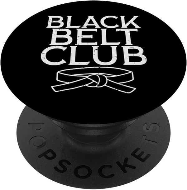 PopSockets Standard PopGrip - Black Belt Club Cool Karate Taekwondo Kung Fu Jiu Jitsu Gift