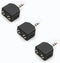 3-Pack Gold Plated 3.5mm Y Splitter Adapter, Male to Dual Female Stereo Jack Converter, 1/8 inch.