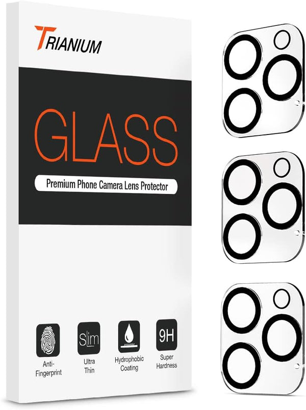 Trianium Clear Camera Lens Screen Protector 3 Pack for iPhone 13 Pro/Pro Max (2021, 6.1"/6.7") - Night Shooting Support