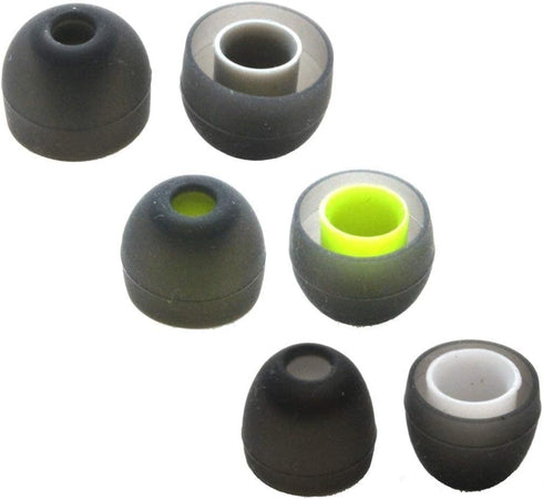 Zotech Accessory Pack for JayBird BlueBuds X, X2 & X3 - 3 Memory Foam, 3 Silicone EarFINS & 3 Rubber Earbuds