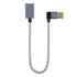 CableCreation Short USB 3.0 Extension Cable 1FT - Left Angle Male to Female Extender Cord, 90 Degree for VR
