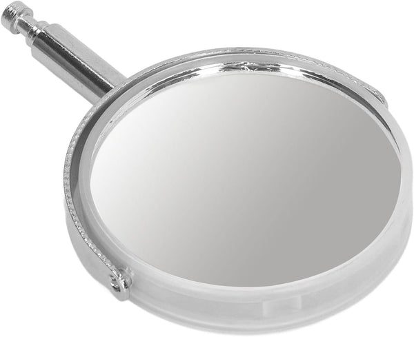 Microscope Plane Concave Reflector, 360 Degree Rotation Light Gathering for Experiments - Metal Bracket