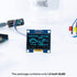 Hosyond 5 1.3 Inch I2C 128x64 SH1106 Pcs IIC OLED Display Module Pixel Screen Module Compatible with Arduino/Raspberry