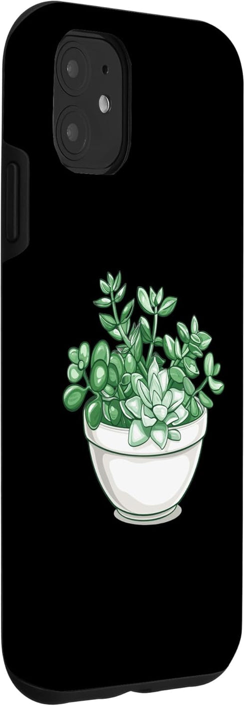 Jade Plant Crassula Ovata Lucky Plant Money Tree 11 iPhone Jade Plant With Succulents Case