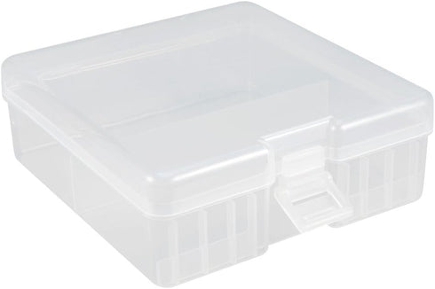 uxcell Hard Plastic Large Battery Storage Box Holder Organizer for AAA/AA/C/D/9V Batteries, Protective Container