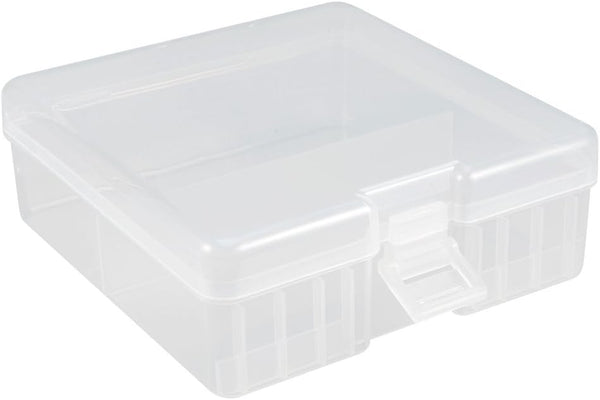 uxcell Hard Plastic Large Battery Storage Box Holder Organizer for AAA/AA/C/D/9V Batteries, Protective Container