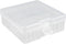 uxcell Hard Plastic Large Battery Storage Box Holder Organizer for AAA/AA/C/D/9V Batteries, Protective Container