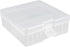 uxcell Hard Plastic Large Battery Storage Box Holder Organizer for AAA/AA/C/D/9V Batteries, Protective Container