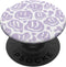 Light Pastel Purple White Dripping Smile Face PopSockets Standard PopGrip