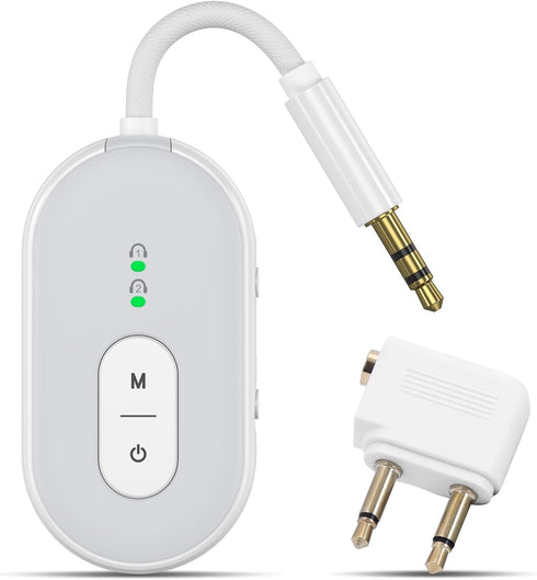 Ankilo Bluetooth 5.3 Transmitter Receiver for Car, 2-in-1 Wireless Audio Adapter with 3.5mm