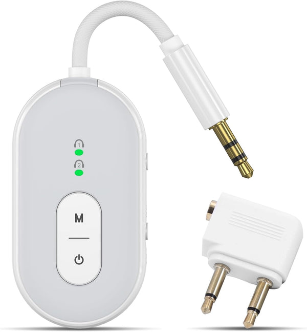 Ankilo Bluetooth 5.3 Transmitter Receiver for Car, 2-in-1 Wireless Audio Adapter with 3.5mm