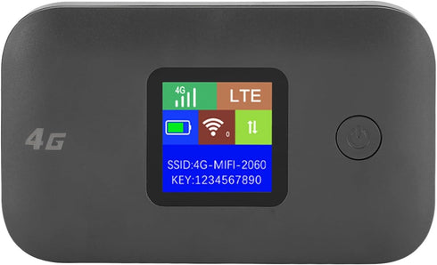 ciciglow 4G LTE Portable Router, Mobile Hotspot with SIM Card Slot, Supports 8-10