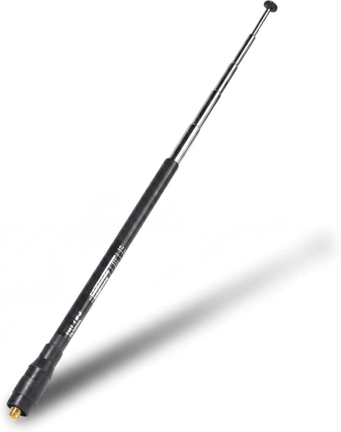 HYS 70-1000MHz Wide Band Telescopic Antenna SMA-Female Mobile Radio Antenna for BaoFeng UV5R