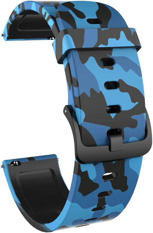 FitTurn 3 Pack Camouflage Bands for KOSPET Tank M1/M1 Pro Smart Watch, Soft Silicone Sport Watchband for Men