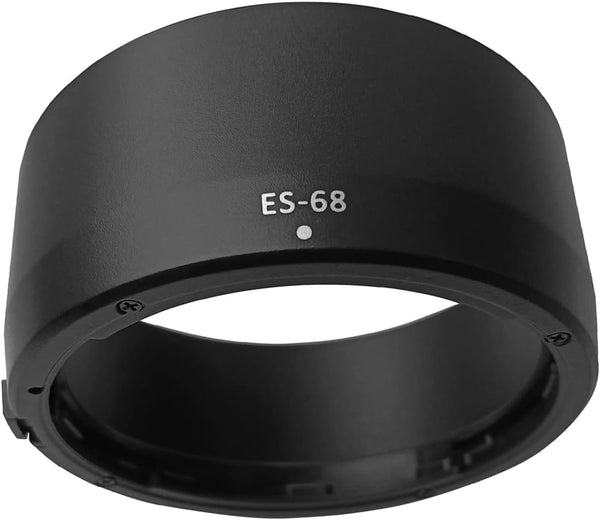 50mm Lens Hood for Canon EF 50mm f/1.8 STM (Not for EF 50mm f/1.4), ES-68 es68 Lens Hood, Compatible with 49mm Filters