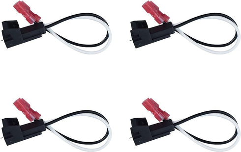 72-4568 (4Pcs) Speaker Adapter Wiring Harness Replacement for General Motor Vehicles GMC Buick Cadillac Chevy Silverado