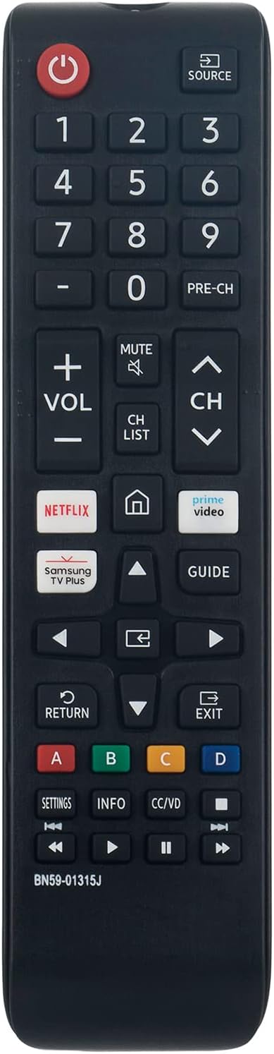 Allimity BN59-01315J Remote Control for Samsung TV UN65TU7000FXZA UN65TU7000FXZC UN75TU7000FXZA