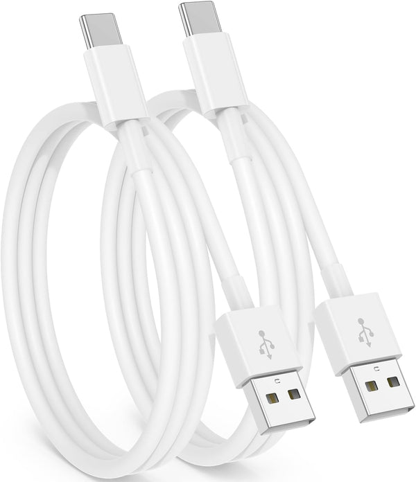2Pack Car Carplay Cable for iPhone 15 15 Pro Max 15 Plus USB to USB C 6.6FT Charger Adapter Accessories for iPad 10th