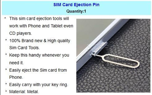 AceSoft 13 Substitutable Upgraded Excellent Standard Extra Dual SIM Card Tray Holder + SIM Card Ejection Pin Compatible