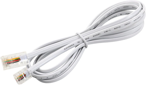 Uxcell Telephone RJ11 6P4C to RJ45 8P8C Connector Plug Cable for Landline