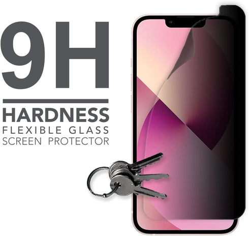 ARMOR Flexible Glass Screen Protector for iPhone 13 Mini, Privacy Guard with 9H Hardness