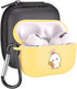 MAYCARI Carrot Rabbit Case for AirPods Pro, Cute Animal Design Protective Soft TPU Cover, Yellow