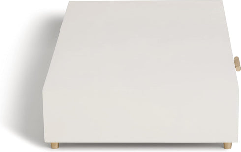 U Brands Juliet Monitor Stand, Office Organization Supplies, White and Gold, 1 Count