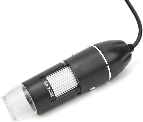 Fydun Digital Microscope, 50X-1000X USB Electronic Microscope with Bracket and 8 Adjustable LED Lights