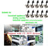 5.5 x 2.1 MM 10A DC Power Jack Cord Socket Threaded Female Mount Connector Adapter with Waterproof Cover