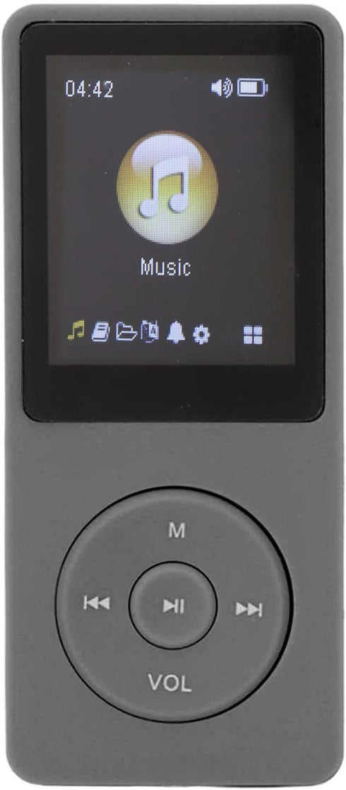 ASHATA MP3 Player, MP3 WMA FLAC APE Formats, 1.8 Inch Screen MP3 MP4