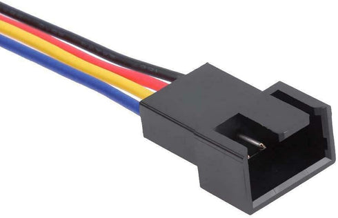 Wixine 5Pcs 5Pin to 4Pin Fan Connector Adapter, Converter Extension Cable Wire